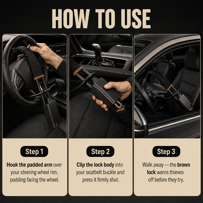 DriveGuard Anti-Theft Car Lock