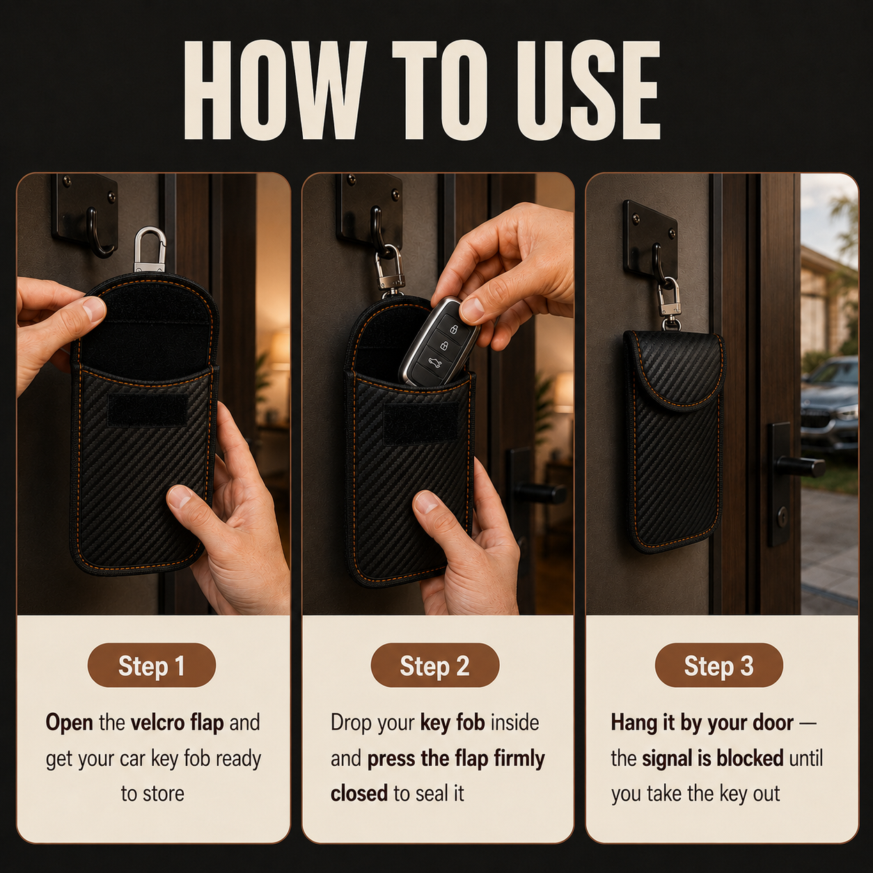 DriveGuard Key Signal Blocking Pouch 2-Pack