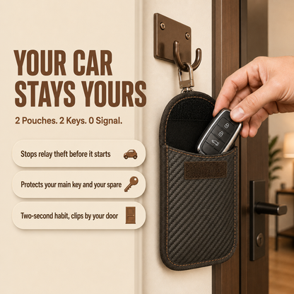 DriveGuard Key Signal Blocking Pouch 2-Pack